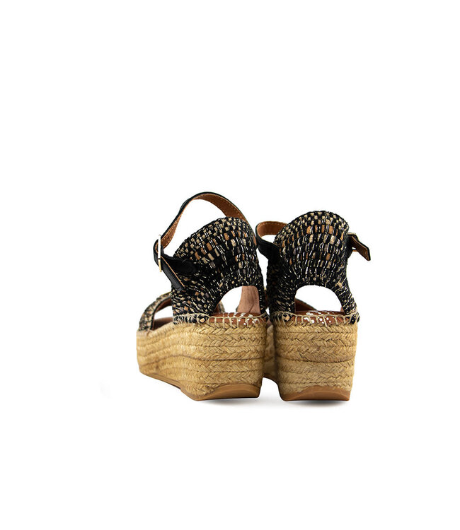 Viguera Espadrille Negro Combi