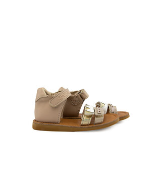 Shoesme Shoesme Classic Sandaal Taupe Gold