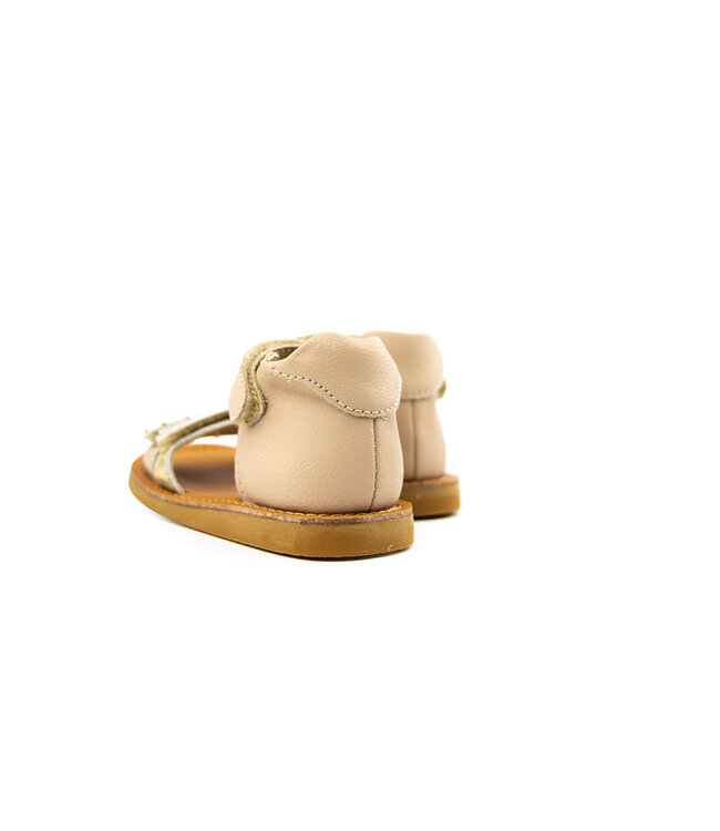 Shoesme Classic Sandaal Taupe Gold