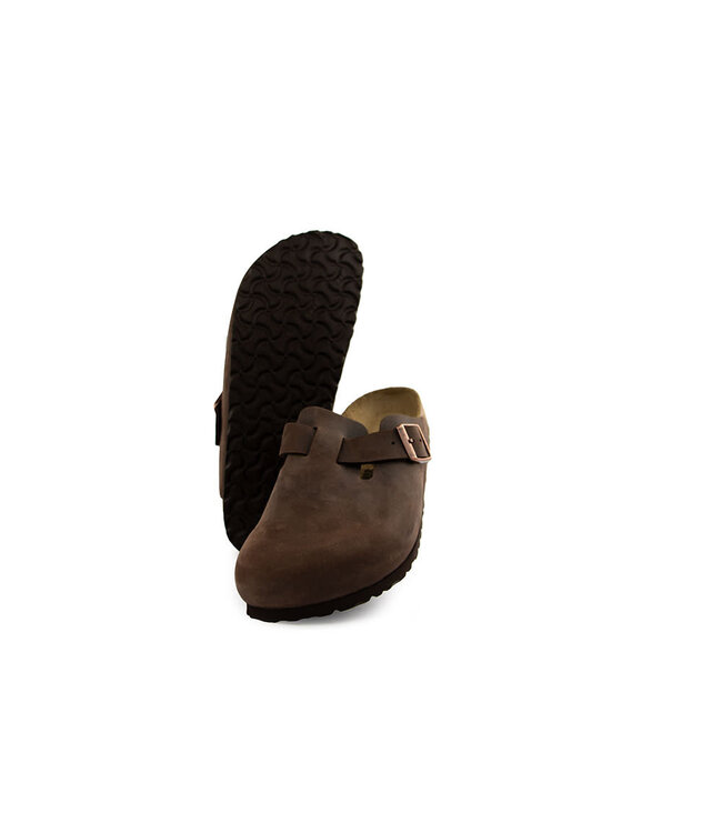 Birkenstock Boston Oiled Leather Habana Narrow