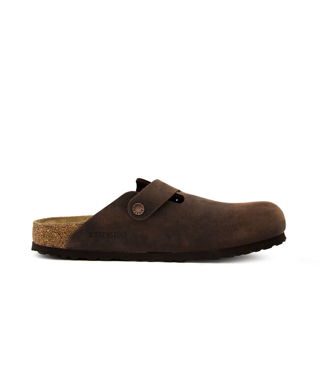 Birkenstock Boston Oiled Leather Habana Narrow