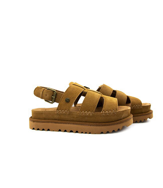 Warmbat Warmbat Sandaal Wenlock Cognac Suede