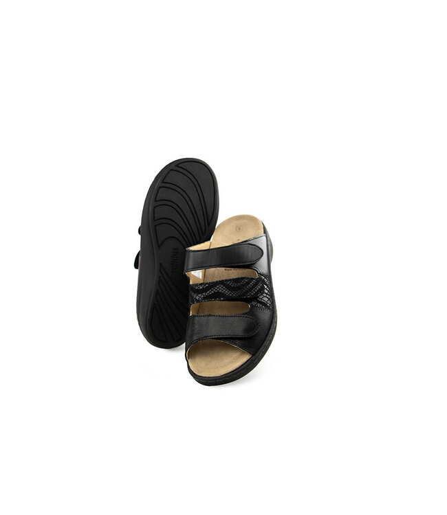 Solidus Slipper Glamour Schwarz Shape