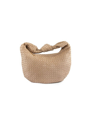 Giuliano Giuliano Tas Vlecht Beige Taupe
