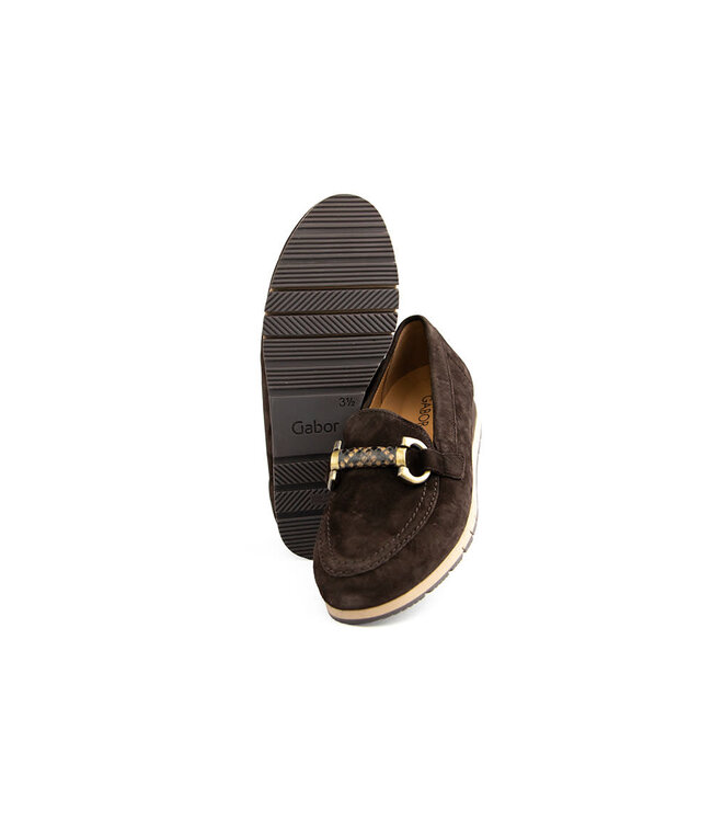 Gabor Loafer Python Mocca Samtchevreau