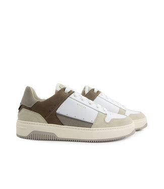 Nubikk Nubikk Basket Court White Combi Taupe