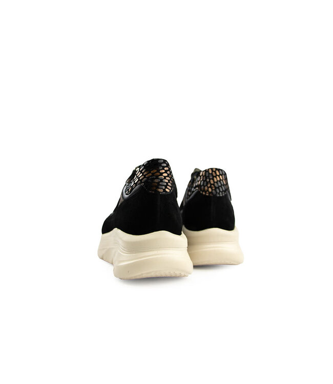 Footnotes Sneaker Pem Black Gold