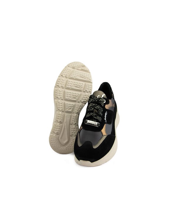 Footnotes Sneaker Pem Black Gold
