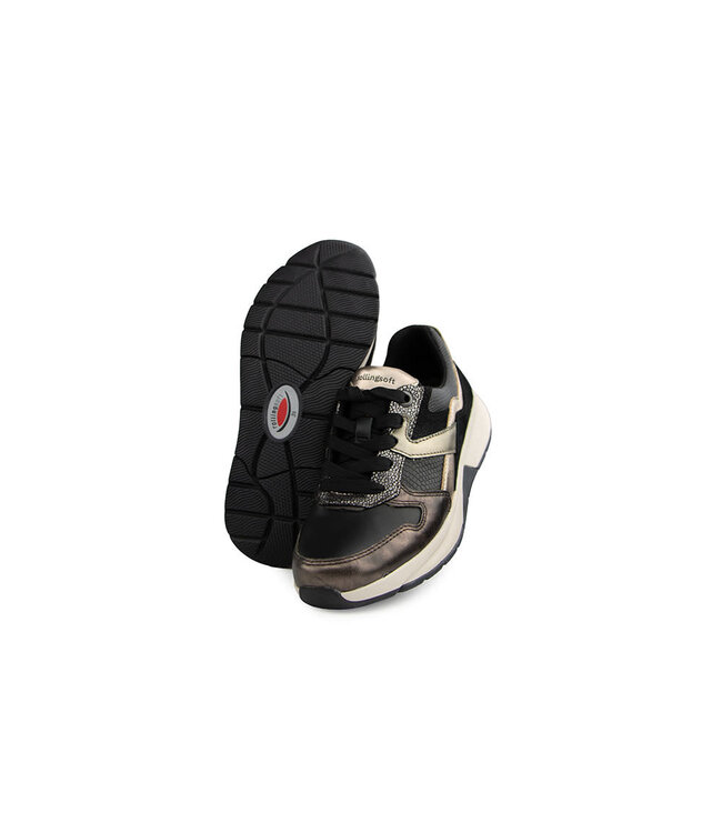 Gabor Rolling Soft Sneaker Black Taupe