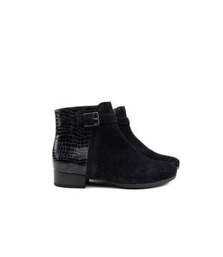Gabor Gabor Enkellaars Dark Blue Krokolack H