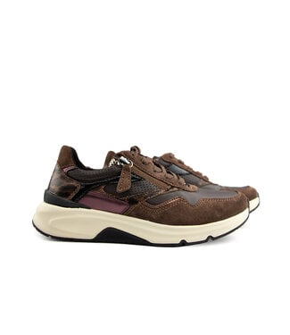 Gabor Gabor Rolling Soft Sneaker Mocca Mulberry