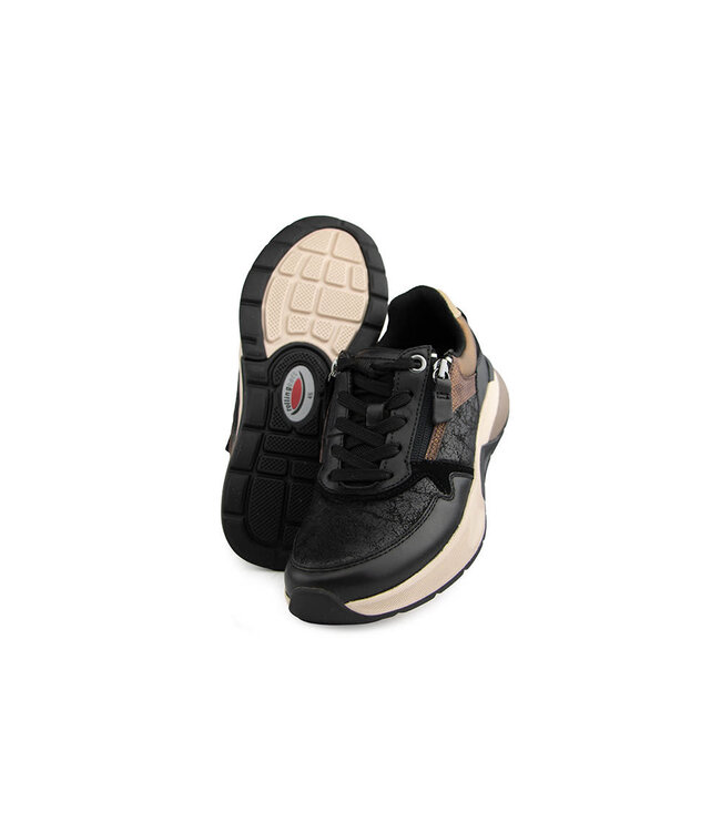 Gabor Rolling Soft Sneaker Black Desert