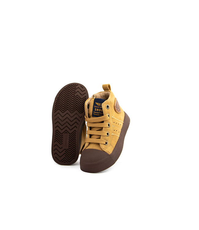 Shoesme Hoge Veter Cognac