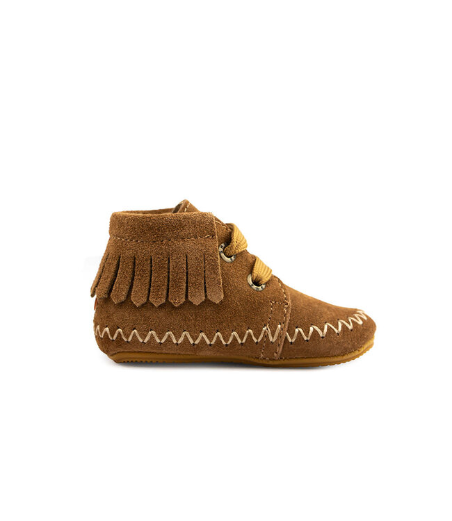Shoesme Babyproof Veter Franje Cognac
