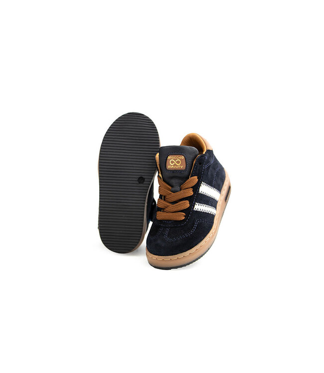 Pinocchio Hoge Sneaker Dark Blue Combi