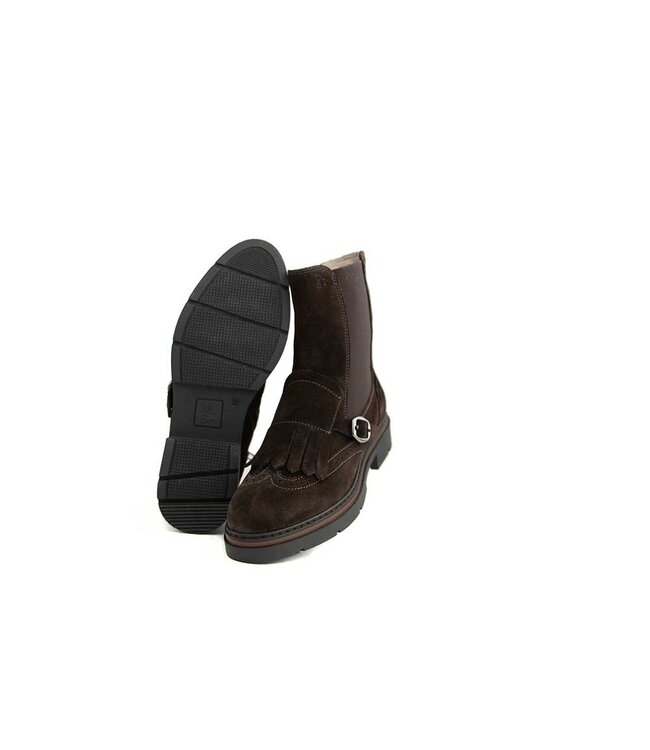 DL Sport Enkellaars Klep Cacao Velour