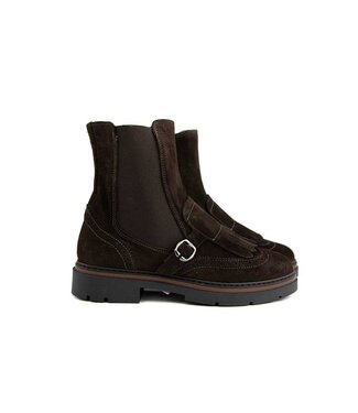 DL-Sport DL Sport Enkellaars Klep Cacao Velour