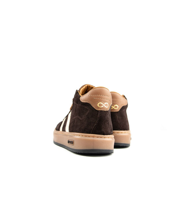 Hip Hoge Sneaker Dark Brown