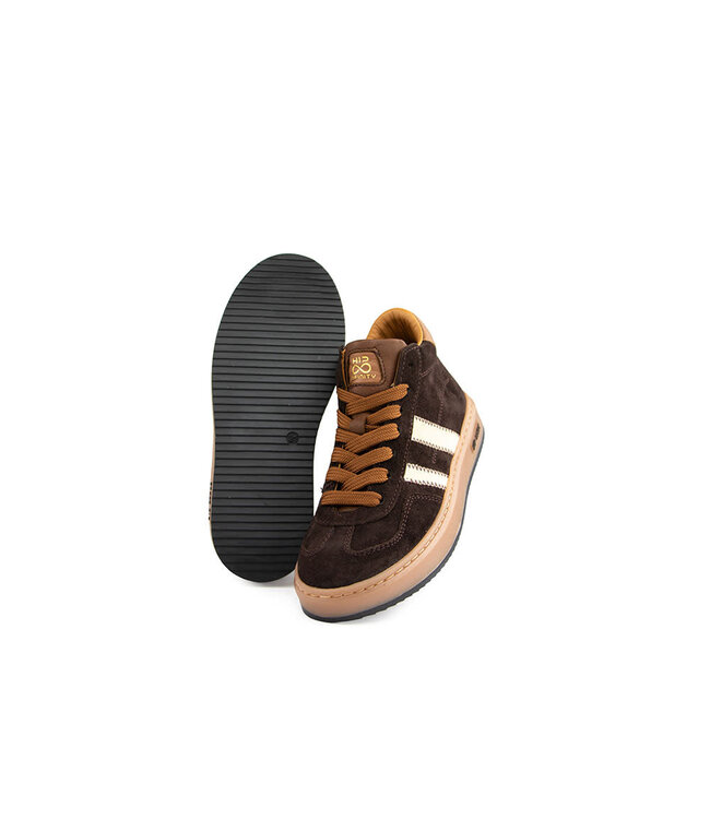 Hip Hoge Sneaker Dark Brown