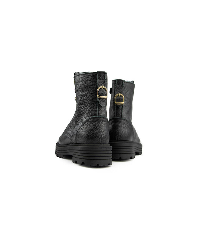 Red Rag Veterboot Black Nappa