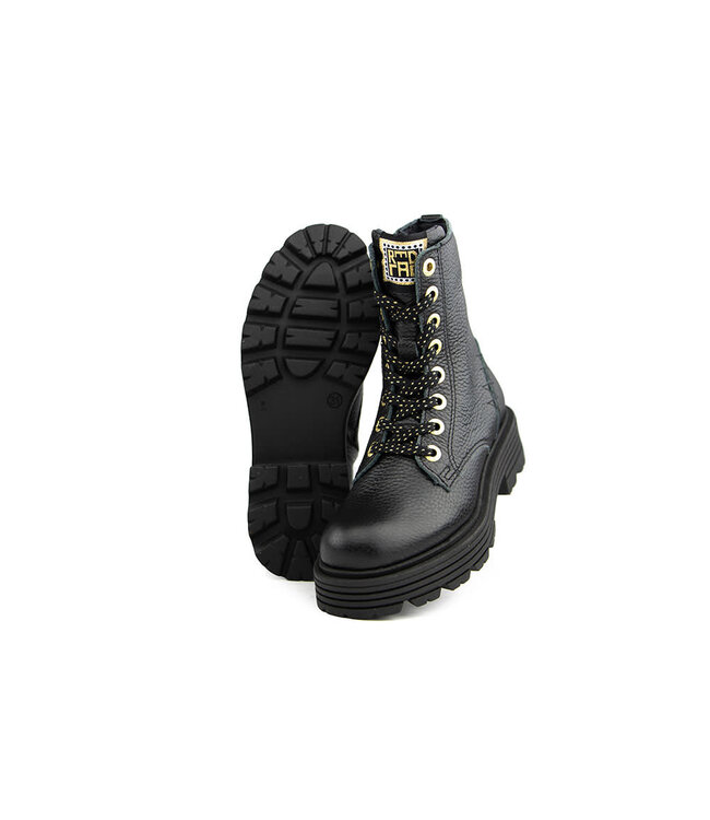 Red Rag Veterboot Black Nappa