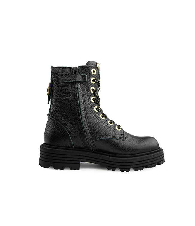 Red Rag Veterboot Black Nappa