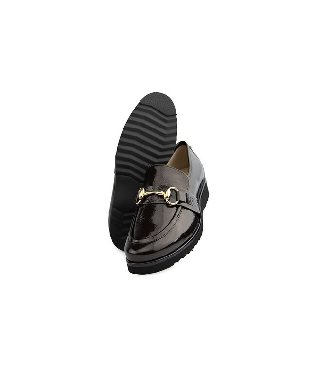 Hassia Sevilla Loafer Chocplum Metallic