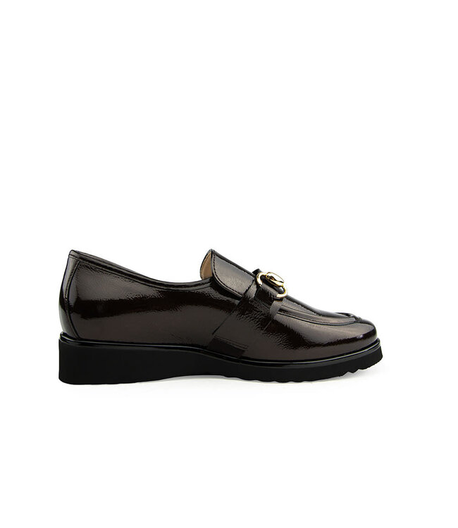 Hassia Sevilla Loafer Chocplum Metallic