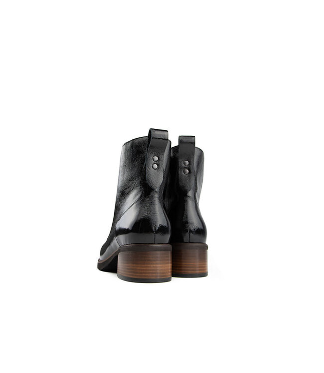Durea Veterboot Zwart Lak