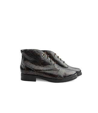 Durea Durea Veterboot Donkerbruin Lak H
