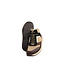 Durea Hoge Sneaker Donkerbruin Taupe