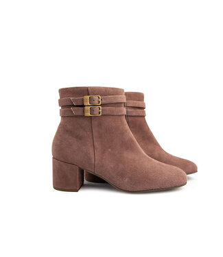 Högl Hogl Enkellaars Freya Darkrose Vintagesuede