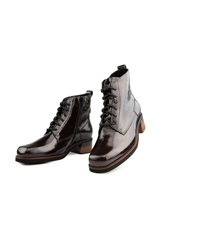Durea Veterboot Donkerbruin Lak