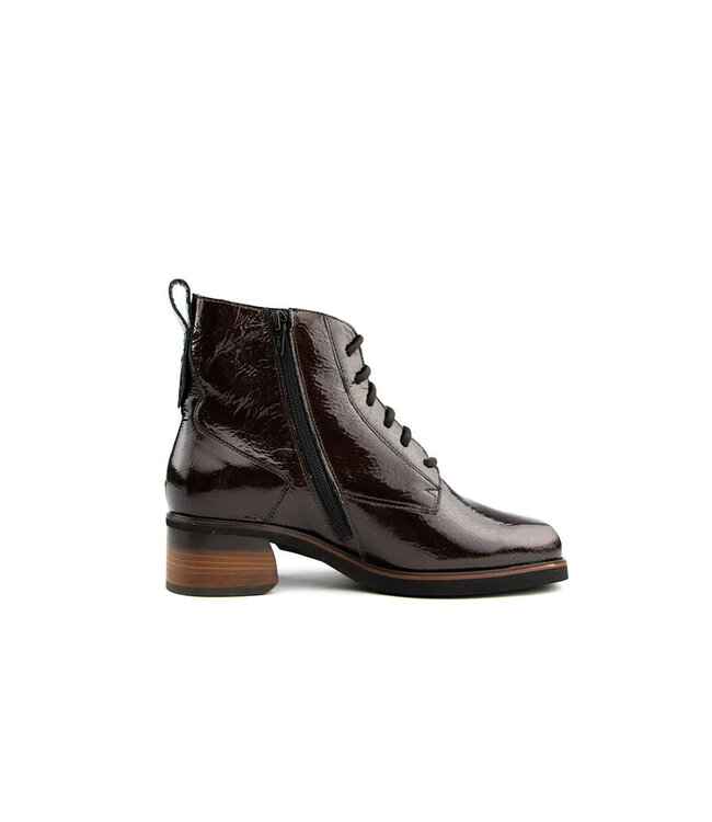 Durea Veterboot Donkerbruin Lak