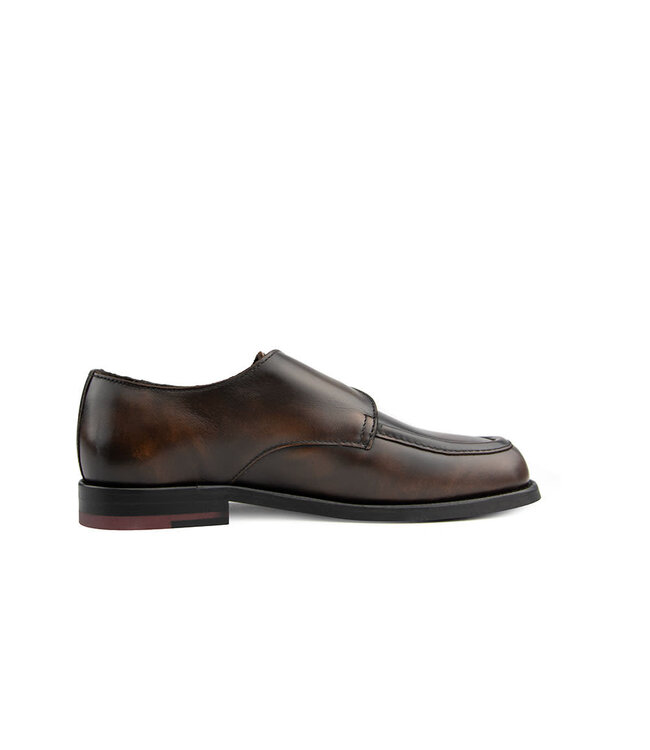 Tommy Hilfiger Buckle Moc Loafer Brushed Brown