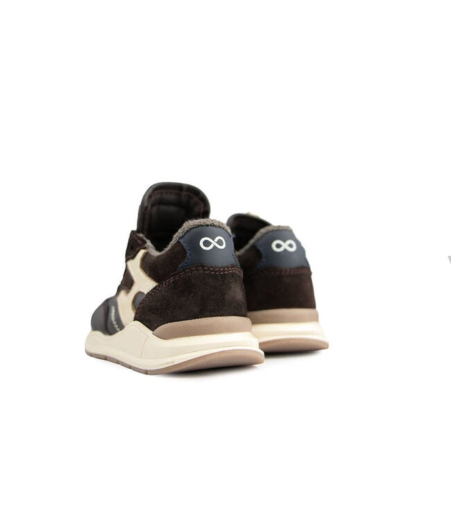 Pinocchio Sneaker Dark Brown Combi