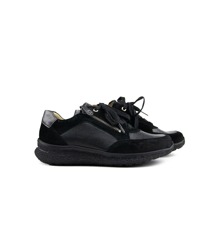 Hartjes Rap Shoe Schwarz Velour Nappa