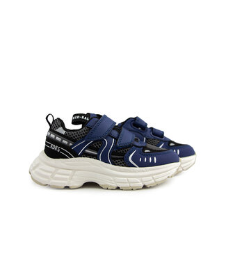 Red-Rag Red Rag Klittenband Sneaker Blue Combi