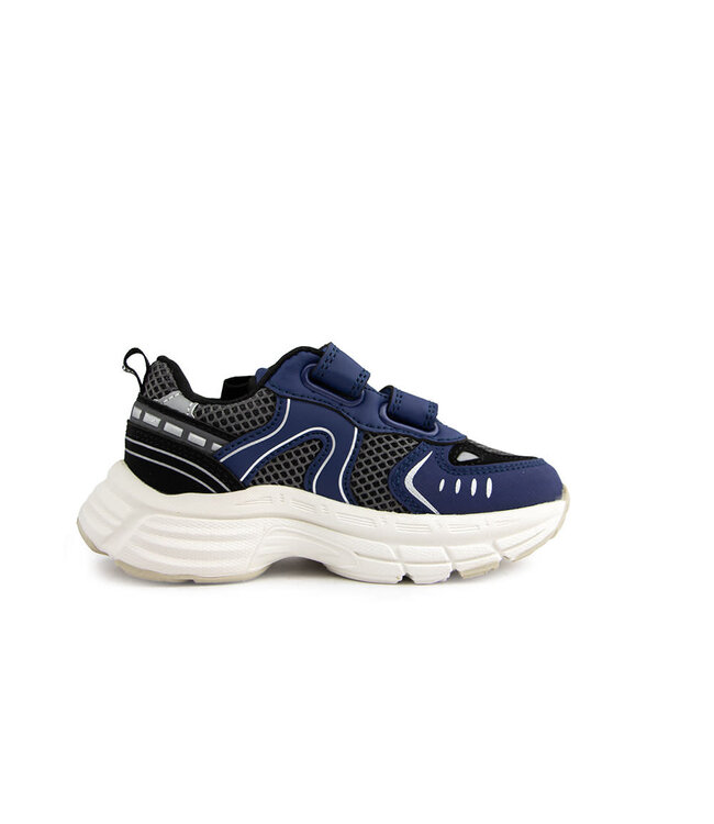 Red Rag Klittenband Sneaker Blue Combi