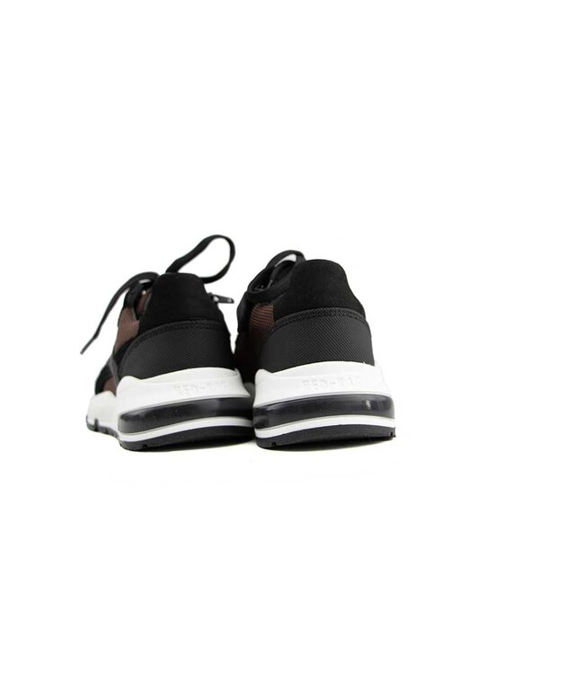Red Rag Sneaker Brown Combi Fabrics