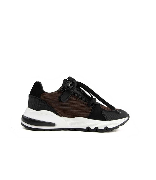 Red Rag Sneaker Brown Combi Fabrics