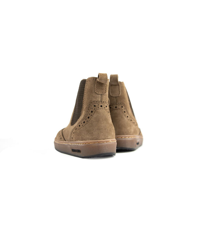 Pinocchio Chelsea Boot Khaki Suede