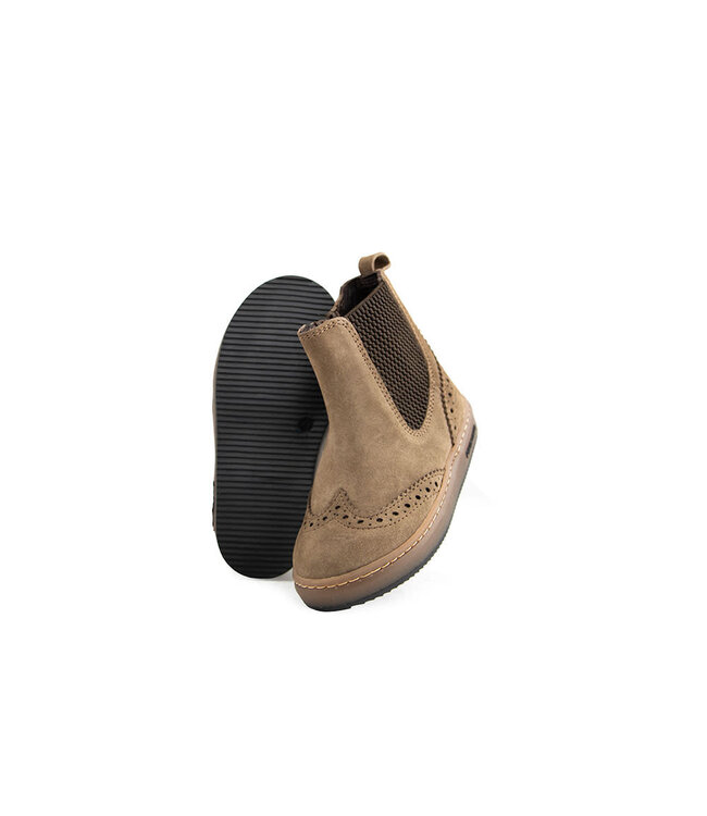 Pinocchio Chelsea Boot Khaki Suede