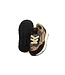 Pinocchio Sneaker Dark Brown Gold Glitter