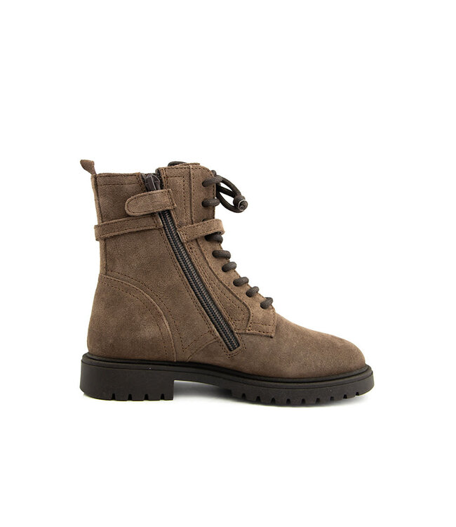 Hip Veterboot Taupe Suede