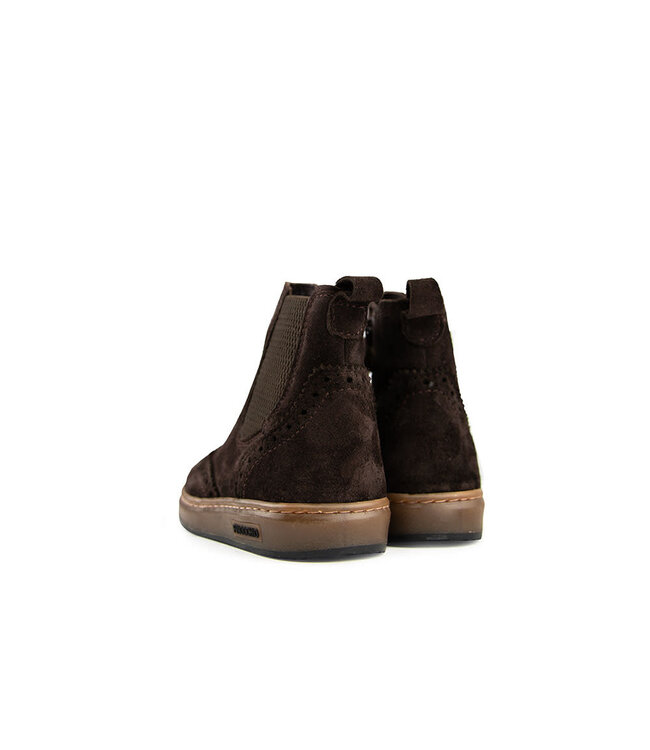 Pinocchio Chelsea Boot Dark Brown Suede