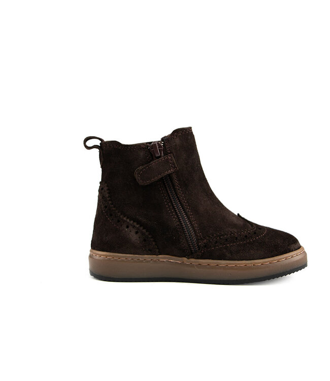 Pinocchio Chelsea Boot Dark Brown Suede
