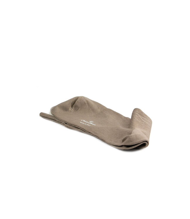 Carlo Lanza Sok Taupe Cotton