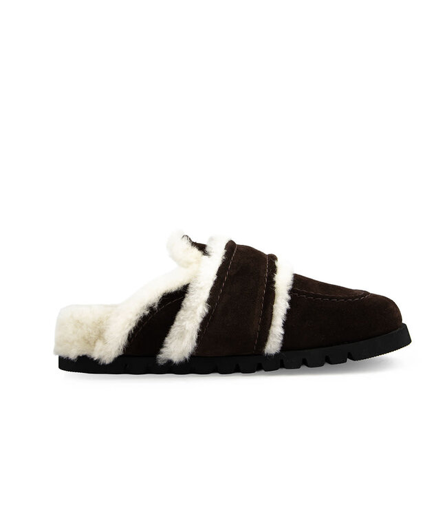 Nubikk Teddy Furry II Dark BrownSuede
