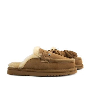 Warmbat Warmbat Temora Tassels Beige Suede
